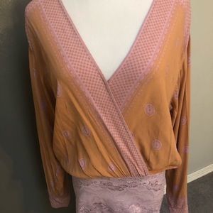 Free people one piece blouse